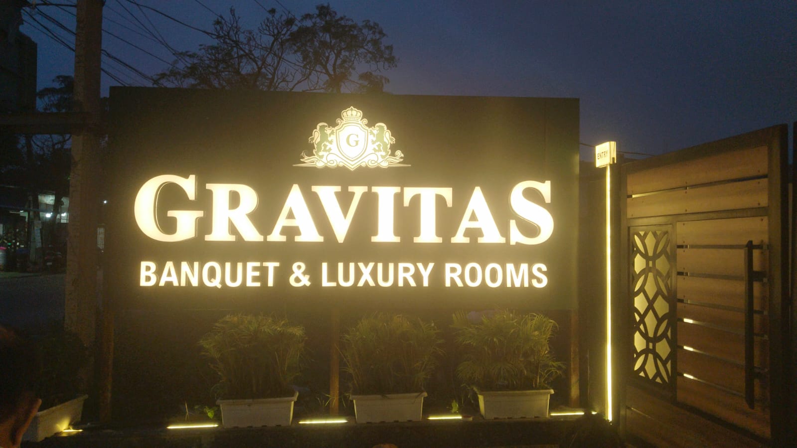 3D LED letter