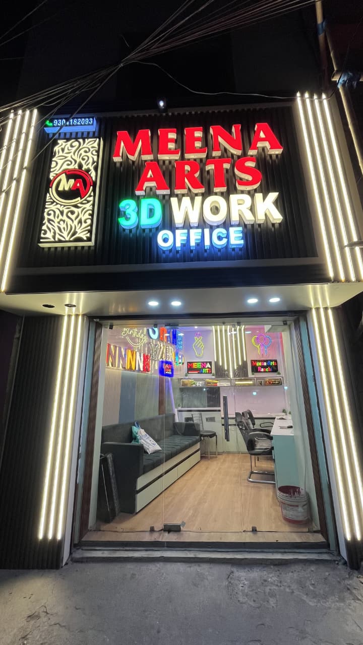 LED name plates and flex printing